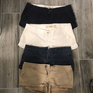Bundle of hollister short shorts